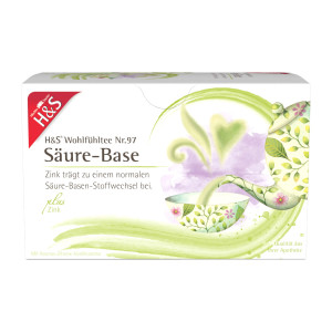 H&S Tee S&auml;ure-Base mit Zink Filterbeutel