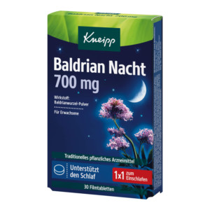 Kneipp Baldrian Nacht 700 mg Filmtabletten