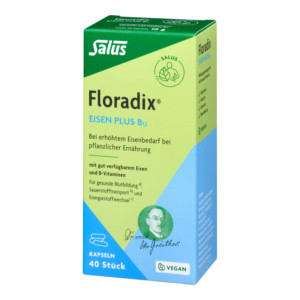 Floradix Eisen plus B12 vegan Kapseln
