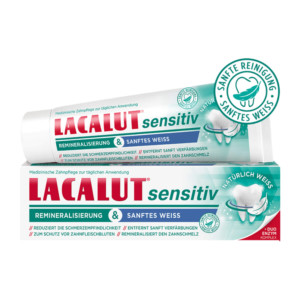 Lacalut sensitiv Zahnpasta Remineralisierung & sanftes Wei&szlig;