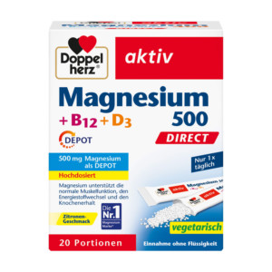 Doppelherz aktiv Magnesium 500+B12+D3 Depot DIRECT Sticks
