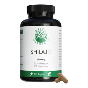 GREEN NATURALS Shilajit 1300 mg hochdosiert vegan
