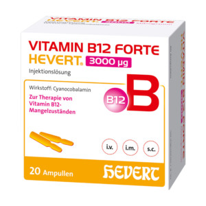 Vitamin B12 forte Hevert 3000 &micro;g Ampullen