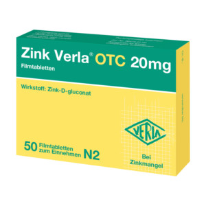 Zink Verla OTC 20 mg