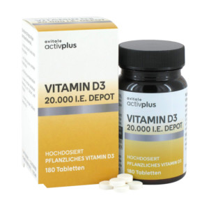 Activplus Vitamin D3 20.000 I.E. Depot Tabletten