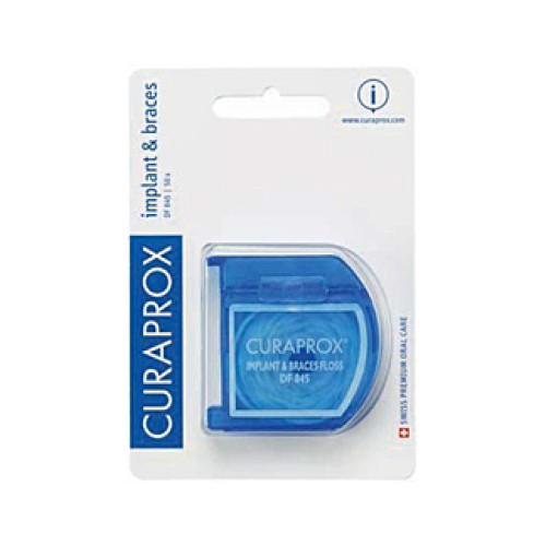 Curaprox DF 845 implant & braces floss Spender Zahnseide