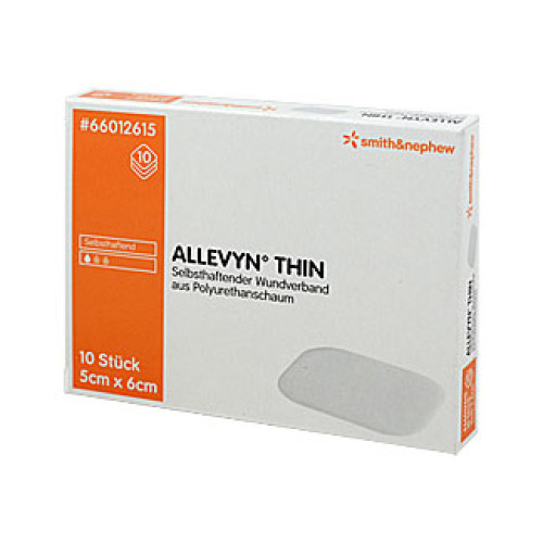 Allevyn Thin 5x6 cm Wundauflage