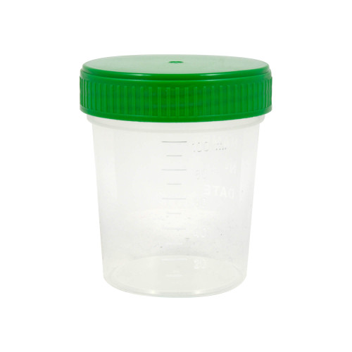 Urinbecher mit Schraubdeckel einzelverpackt