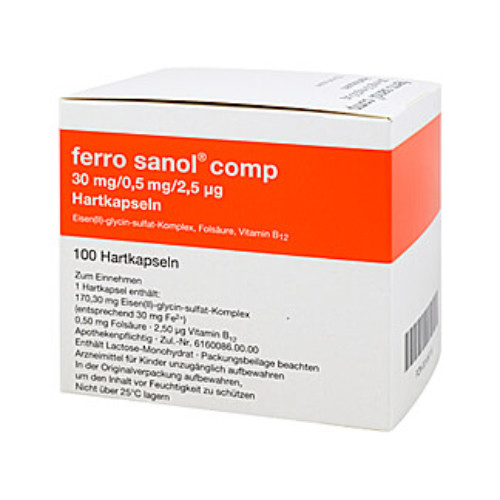 FERRO SANOL comp. Hartkaps.m.msr.&uuml;berz.Pellets