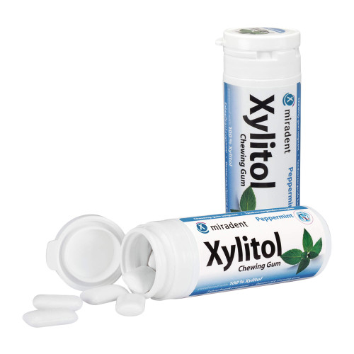 Miradent Xylitol Chewing Gum Minze