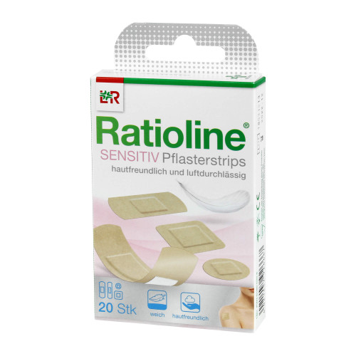 Ratioline Sensitive Pflasterstrips in 4 Gr&ouml;&szlig;en