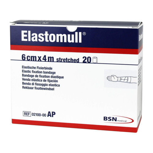 Elastomull 6 cmx4 m 2100 Elastische Fixierbinde