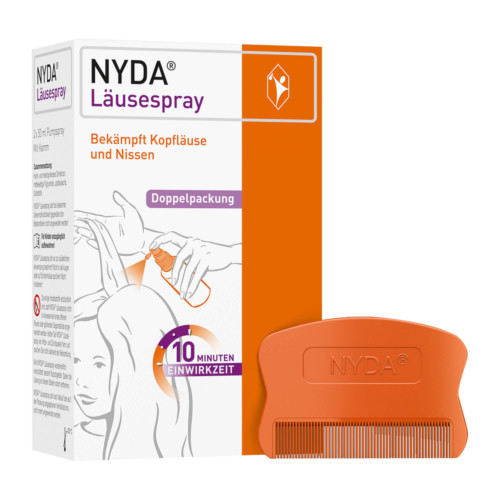 NYDA L&auml;usespray gegen K&ouml;pfl&auml;use & Nissen