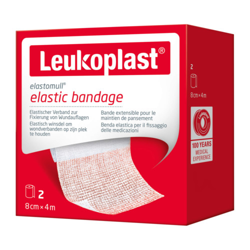 Leukoplast Elastomull Fixierbinde elastisch 8 cmx4 m