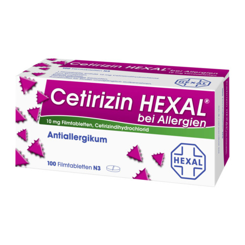 Cetirizin HEXAL bei Allergien 10 mg Filmtabletten