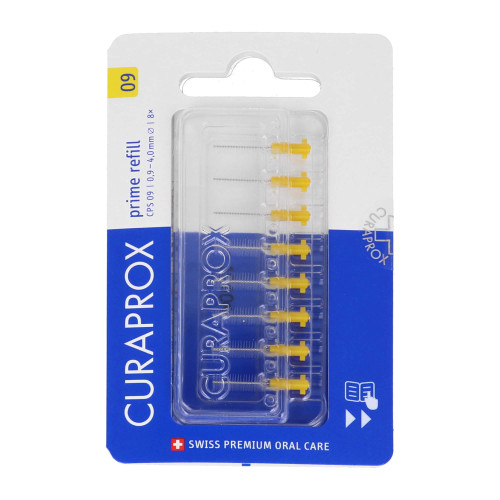 Curaprox CPS 09 prime Interdentalb&uuml;rsten ISO 2 gelb Refill
