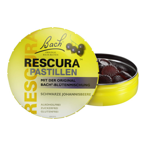 Bachbl&uuml;ten Original Rescura Pastillen schwarze Johannisbeere