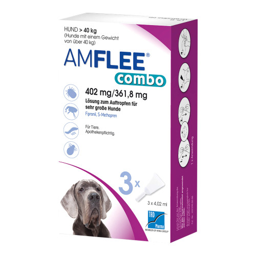 Amflee combo 402/361,8 mg Lsg.z.Auftr. f&uuml;r Hunde &uuml;ber 40 kg