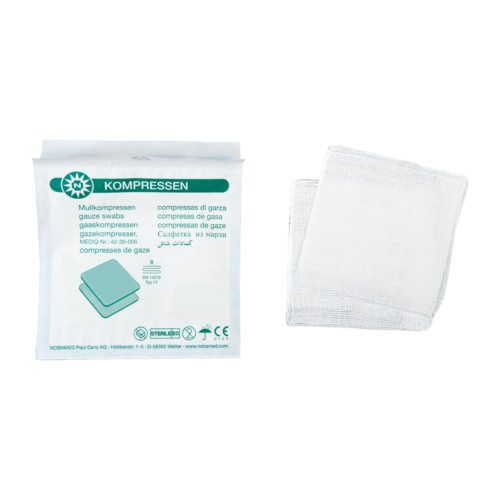 Mullkompressen steril 10 cm x 20 cm, 8fach