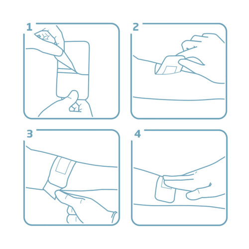 Leukomed skin sensitive steril 15 x 8 cm