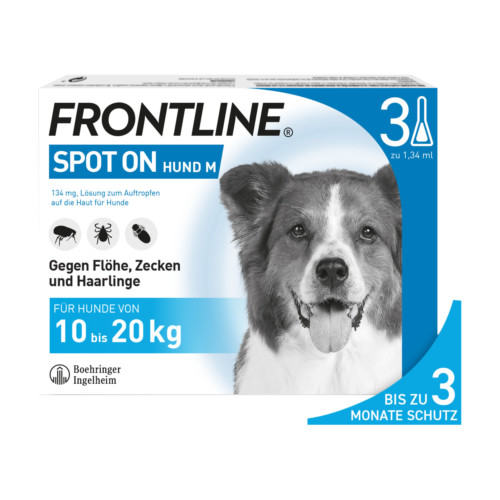 Frontline Spot on Hund M L&ouml;sung zum Auftropfen