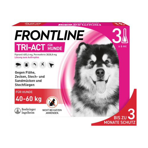 Frontline Tri-Act L&ouml;sung zum Auftropfen f&uuml;r Hunde 40-60kg