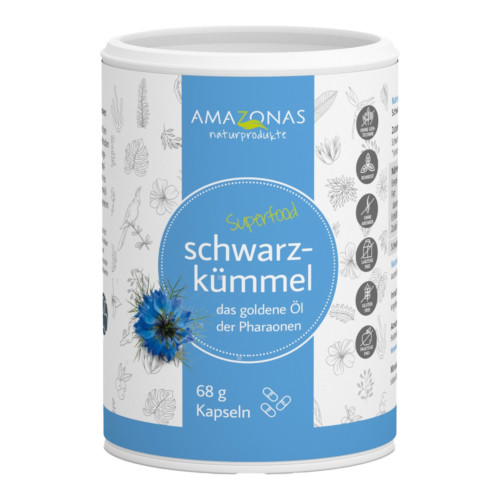 Amazonas Schwarzk&uuml;mmel&ouml;l Kapseln