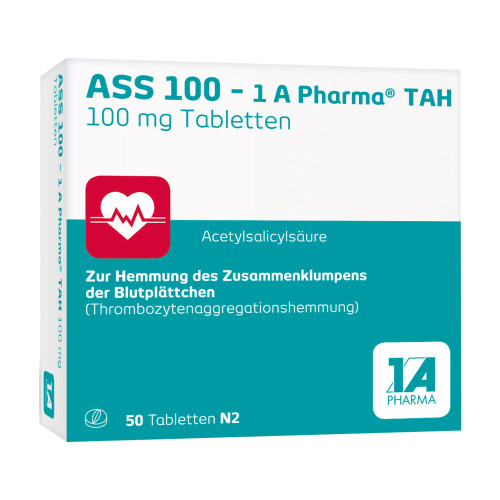 ASS 100 - 1 A Pharma TAH Tabletten