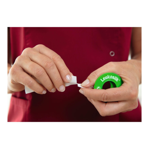 Leukosilk Fixierpflaster 5 m x 2,5 cm