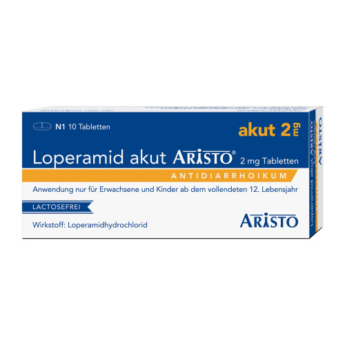 Loperamid akut Aristo 2 mg Tabletten
