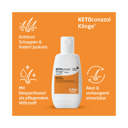 KETOconazol Klinge 20 mg/g Shampoo