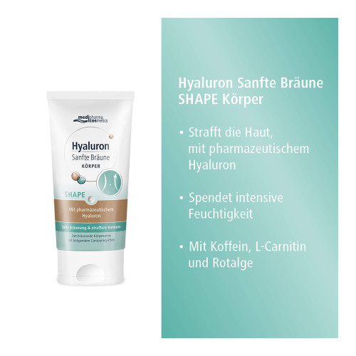Hyaluron Sanfte Br&auml;une Shape K&ouml;rperpflege Creme
