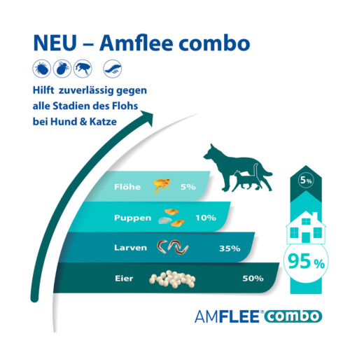 Amflee combo L&ouml;sung zum Auftragen f&uuml;r Hunde 10-20 kg