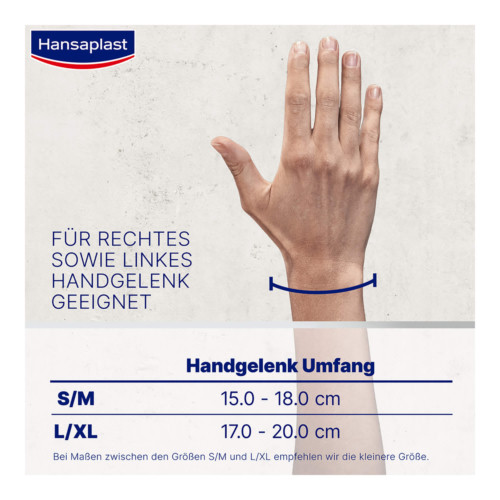 Hansaplast Sport Handgelenk-Bandage Gr&ouml;&szlig;e L/XL