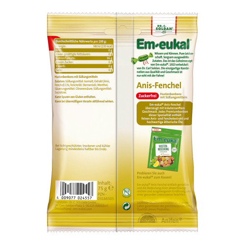 Em-eukal Anis Fenchel zuckerfrei
