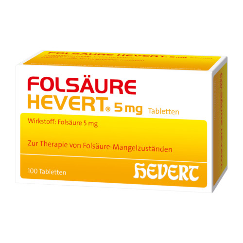 Fols&auml;ure Hevert 5 mg Tabletten