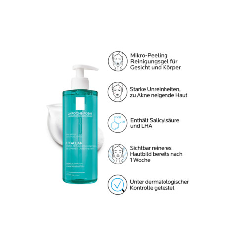 La Roche Posay Effaclar Mikro-Peeling Reinigungsgel