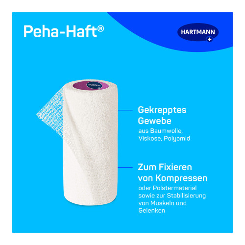Peha-haft Fixierbinde latexfrei 6 cm x 4 m