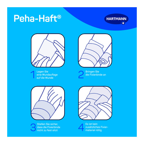 Peha-haft Fixierbinde latexfrei 6 cm x 4 m