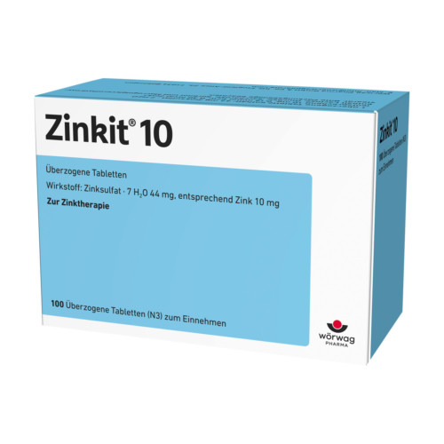 Zinkit 10 &uuml;berzogene Tabletten