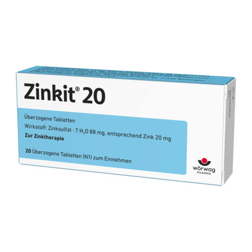 Zinkit 20 &uuml;berzogene Tabletten