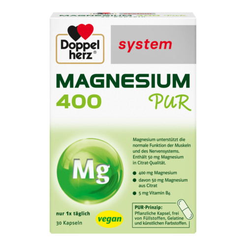 Doppelherz system Magnesium 400 Pur Kapseln