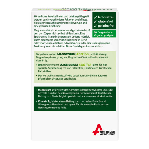 Doppelherz system Magnesium 400 Pur Kapseln