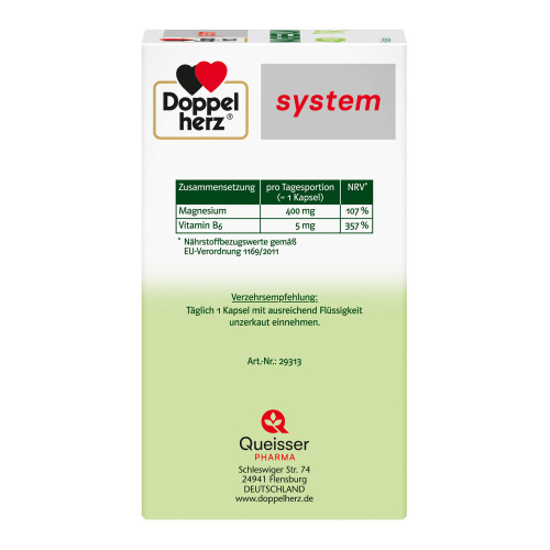 Doppelherz system Magnesium 400 Pur Kapseln