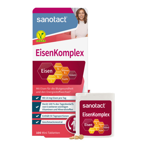 Sanotact Eisen Komplex Mini-Tabletten