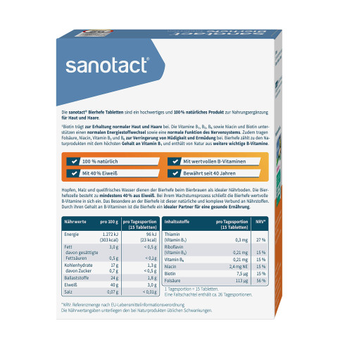 Sanotact Bierhefe Tabletten