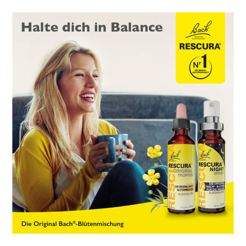 Bachbl&uuml;ten Original Rescura Tropfen alkoholfrei