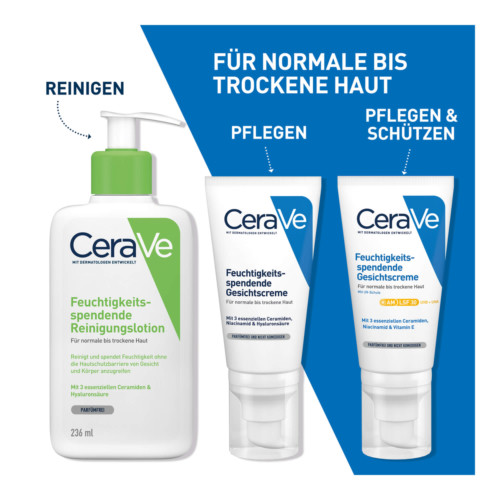 CeraVe Feuchtigkeitsspendende Gesichtscreme mit LSF 30