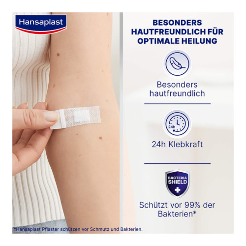 Hansaplast Sensitive Injektionspflaster 1,9cm x 4cm