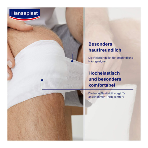 Hansaplast Elastische Fixierbinde 4 m x 8 cm